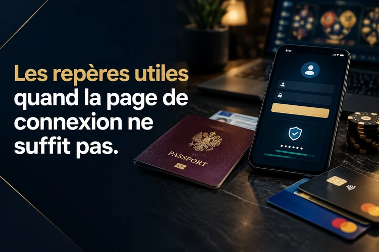 Les repères utiles quand la page de connexion ne suffit pas